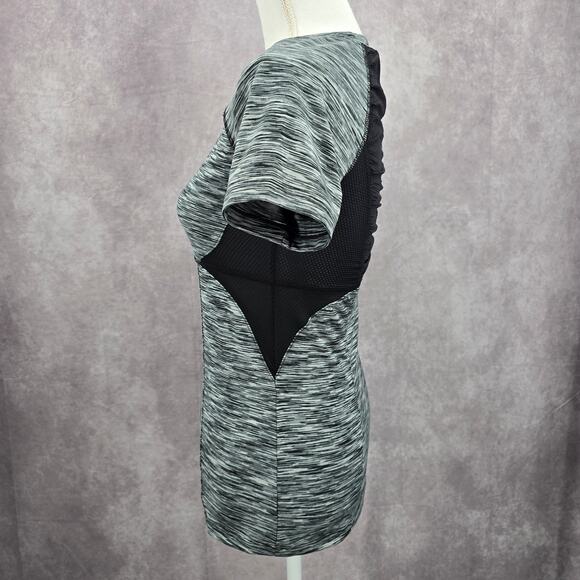 Soybu Gray Black Activewear Sportswear Performance Tshirt Top Extra Small XS - Picture 4 of 6